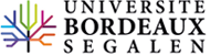 Logotype of Université Bordeaux Segalen, member of the Eu2P consortium Logotype of Université Bordeaux Segalen
