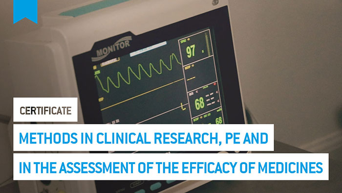 Eu2P Certificate: Methods in clinical research, pharmacoepidemiology and in the assessment of the efficacy of medicines