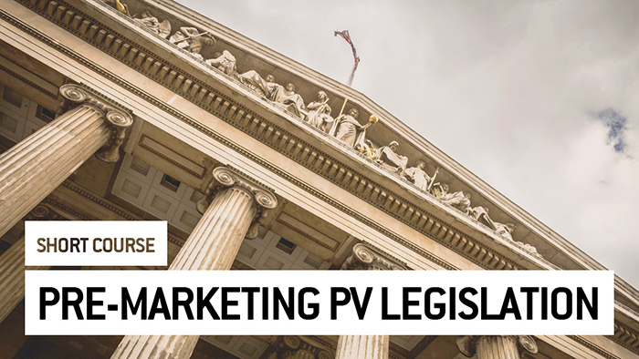 Eu2P Short Course: Pre-Marketing Pharmacovigilance Legislation