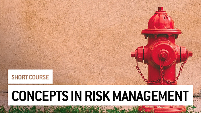 Eu2P Short Course: Concepts in risk management