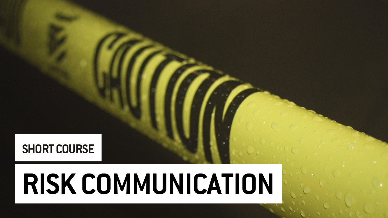 Eu2P Short Course Basis Of Risk Communication With Special Focus On